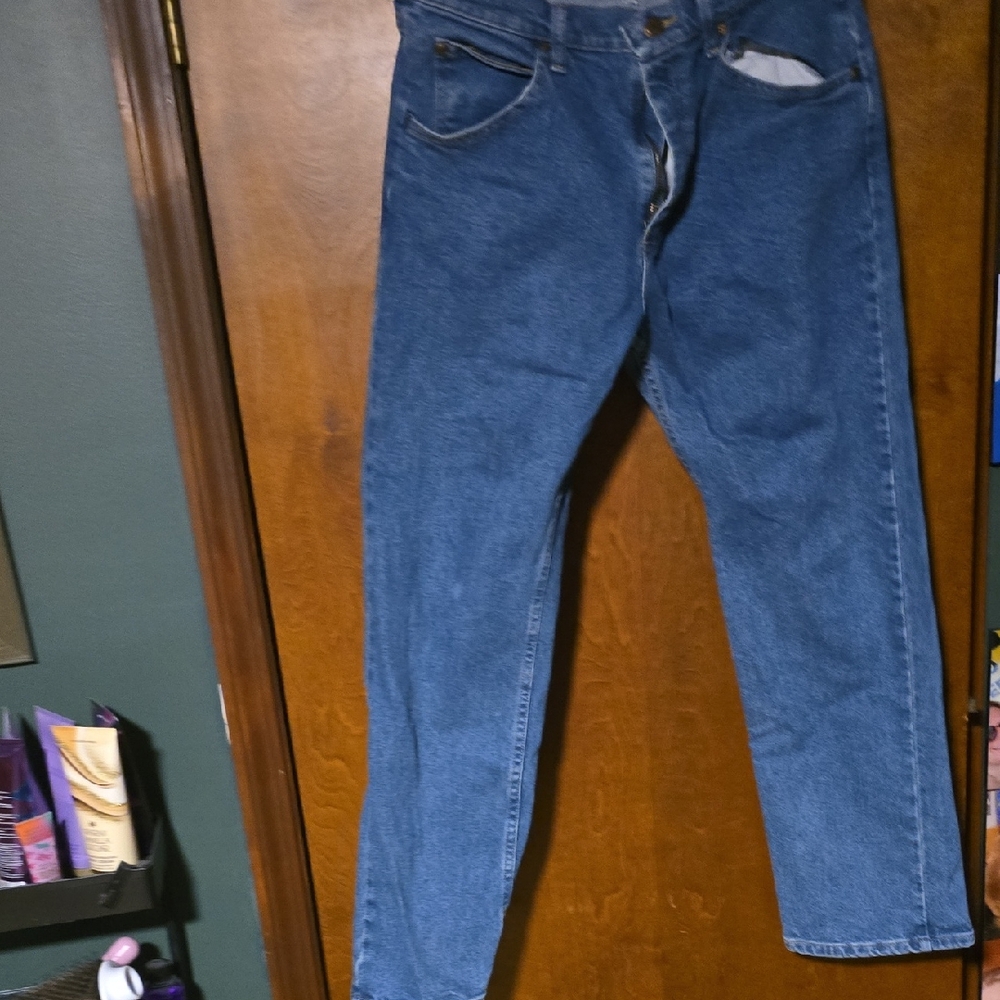 Wrangler Men's Straight Blue Jeans